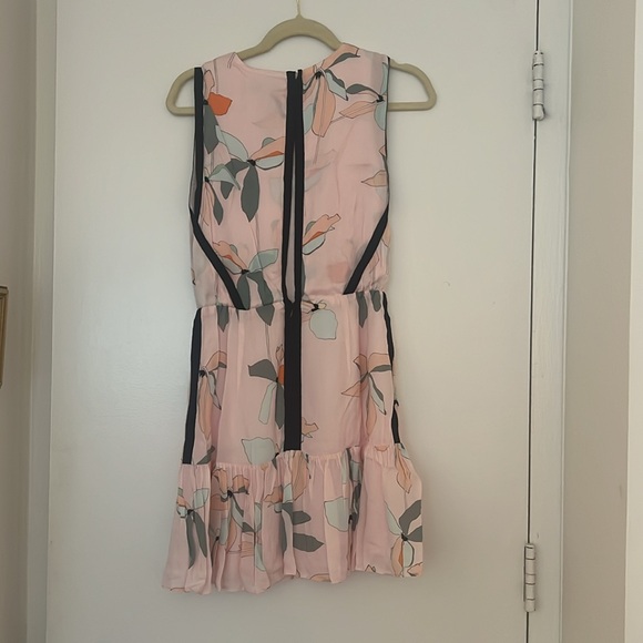 Reiss Jacqueline-leaf print dress - Picture 3 of 4